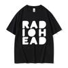 Radiohead Tour 2026 Print T Shirt Unisex Women Casual Fashion Oversized Cotton Tshirts Retro Hip Hop Clothing Short Sleeve Tshirt