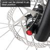 Stainless Steel Axle CNC Alloy Skewers for Bike Road Bicycle Quick Release (black 100 130)