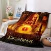 1pc Lord of the Rings Two Towers Flannel Blanket Soft Warm Throw for Home, Office, Travel, All-Season Cozy Bedding Gift L1416