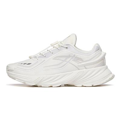 Laufserie Stoßdämpfend Verschleißfest Rutschfest Low Top Laufschuhe Damen Sneaker Weiß Grau 122145525-2