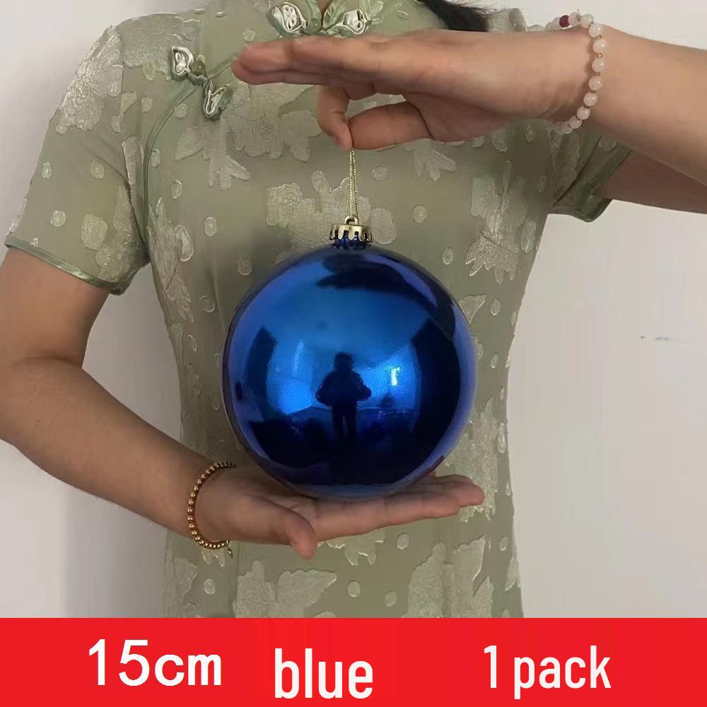 Custom Electroplated Round Christmas Hanging Ornament