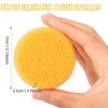 24Pcs Round Pottery Sponges Care, Tack Sponges For Efficient Sculpting Cleanup For Painting, Car Waxing, Washing Dishes