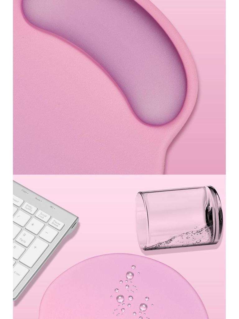 3D Memory Foam Non-Slip Wrist Support Mouse Pad for Office & Gaming