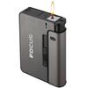 Creative Detachable JD001 Cigarette Case with Refillable Lighter, Holds 10 Cigarettes