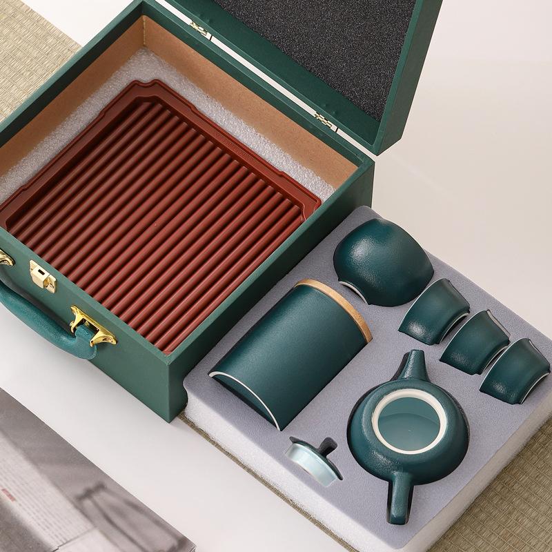 Ceramic Travel Tea Set, Gift Creative Business Company Activities, Festivals, High-end Gift Sets