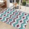 Cheerful Blossom Pet Friendly Doormat Artistic Floor Mat Living Room Bedroom Hallway Decoration Gift for Dog Owners
