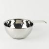 Pearl Metal At Aqua HB-4136 Stainless Steel Bowl with Handle, 18cm, Graduations, Dishwasher Safe