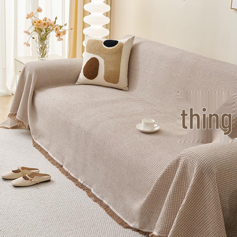 Нескользящий хлопковый чехол на диван Всесезонное диванное одеяло и защита для подушек 180x230cm 2780₽