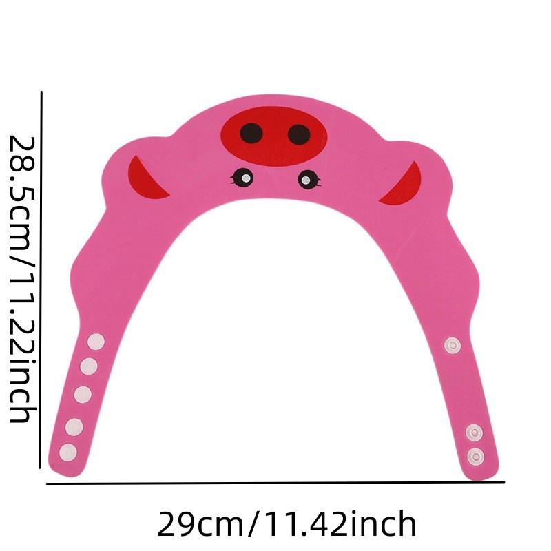 Verstellbare Mütze für Kleinkinder und Kinder zum Baden und Duschen, zum Waschen von Haaren, direktes Visier für die Babypflege