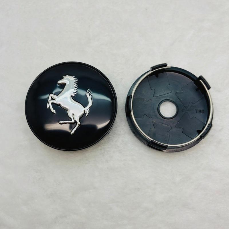 1 ks 60mm pro kryt kola vozu Ferrari Modifikace ocelového ráfku Univerzální Zlaté Logo Výstavní Znak Dekorace Samolepky Příslušenství