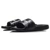 Li-Ning Lightweight Shock Absorbing Trendy Silent Anti-Wear Slide Sandals Men Footwear Black AGAN021-4