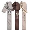 Durability Canvas Fishing Rod Bag with Adjustable Shoulder Strap Folding Fishing Pouches For Easy Transport And Storage