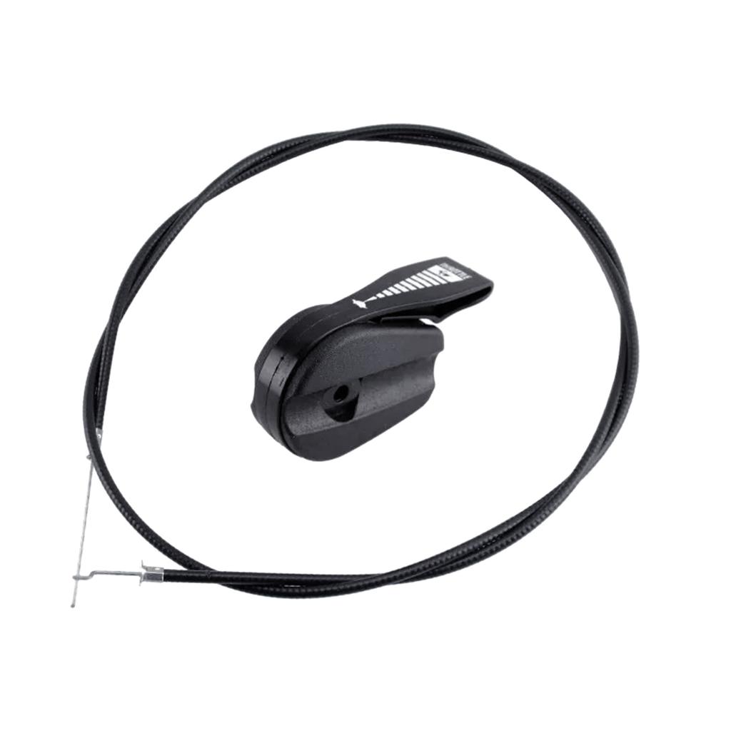 65" Rasenmäher Gaszug Universell Set mit Kontrollschalter Hebelgriff für Rasenmäher Kabelreparatur