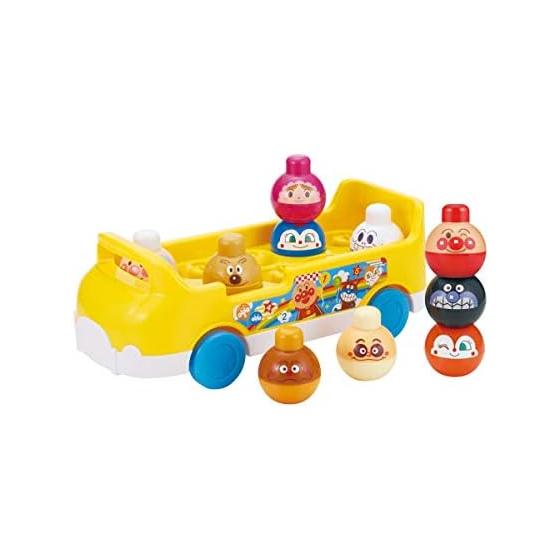 [BANDAI] Baby Labo Anpanman ~Nurture your brain~ Count and Tsumitsumi Bus Recommended for ages 1 and up