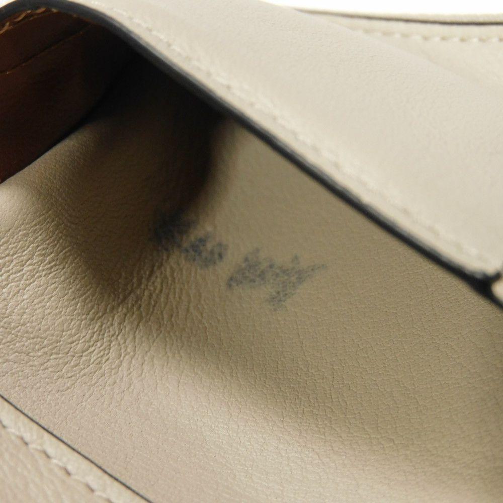 Used 12695 Vertical Wallet Small C660S86X01 6465 7942 Current Green Tan Brown Anagram Rosemary Unisex from Japan