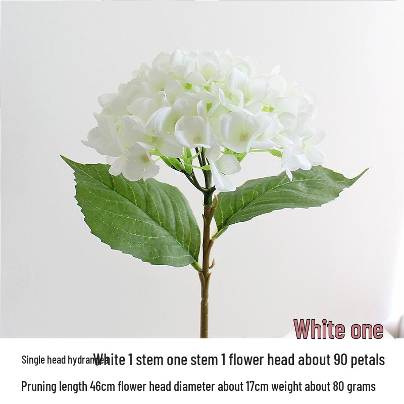 Silk Hydrangea Flowers - Decorative Artificial Ornaments for Weddings, Available in 24 Colors