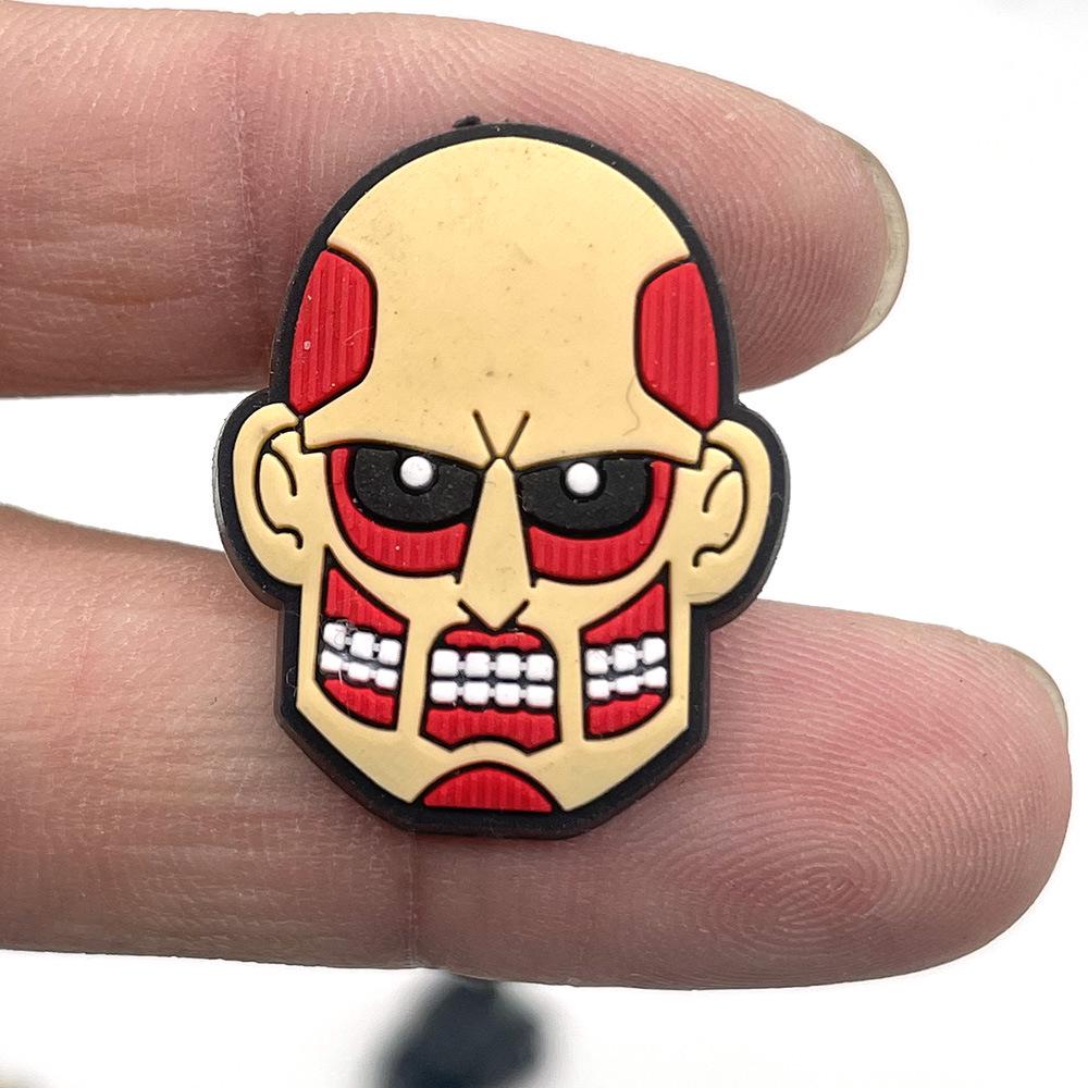 Attack on Titan Rubber Shoe Charms - Decorative Buckles for Garden and Hole Shoes