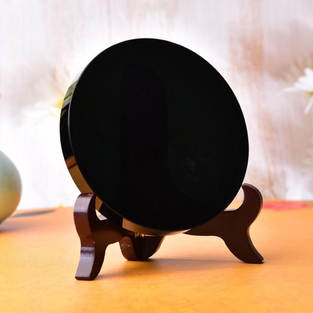 Kryształowe Rzemiosło Czarne Kryształowe Ozdoby Okrągłe Naturalne Ozdoby z Obsydianu Dom