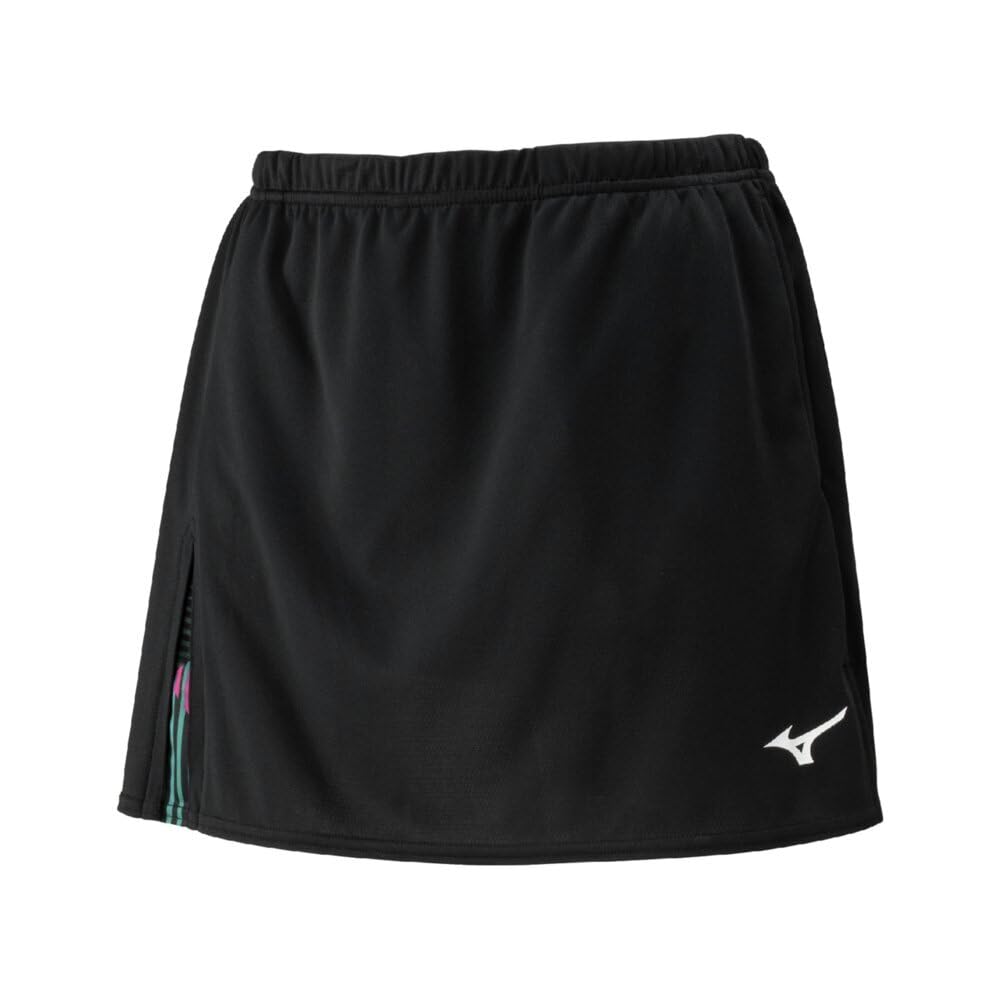 

Table Tennis Skirt, Moisture-Wicking, Quick-Drying, Women s, Black, Size M, 82JBC200