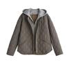 Women's Autumn/Winter 2024 Versatile Hooded Cotton Jacket