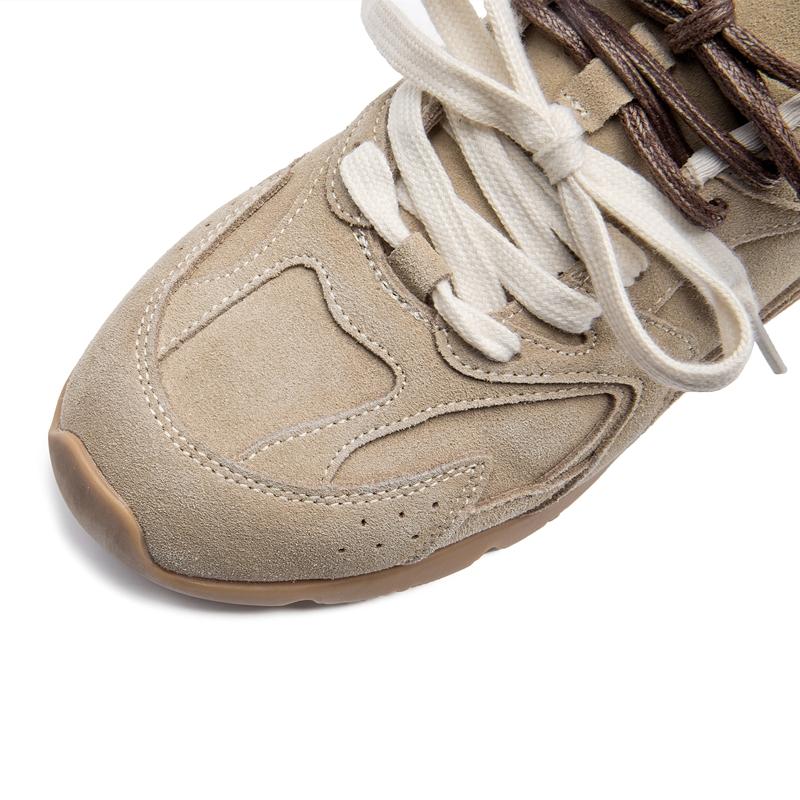 Women's Sneakers  New Non-slip German Training Shoes For Women Flat Large-size Genuine Leather Running Female Shoes