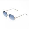Vision Care Sun Glasses Lightweight Men UV400 Eyewear Personalized Frameless Sunglasses  Selfie