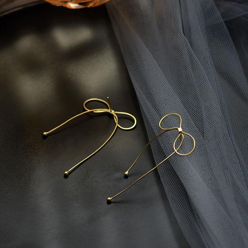 

Универсальные серьги-бантики, о которых спрашивают: новый стиль новых модных сережек с высококачественным дизайном