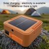Mini Solar Camping Lamp with Stand, IP65 Waterproof Solar Type-C Rechargeable Work Light, Adjustable Outdoor Portable Emergency Light