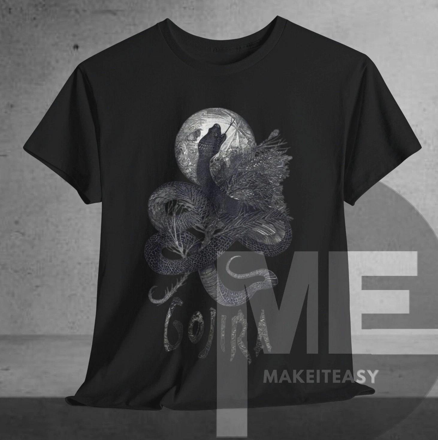 Men s and Women s T-shirts Gojira Band Serpent Moon T-shirt All size S - 5XL Tee fan gift XXL