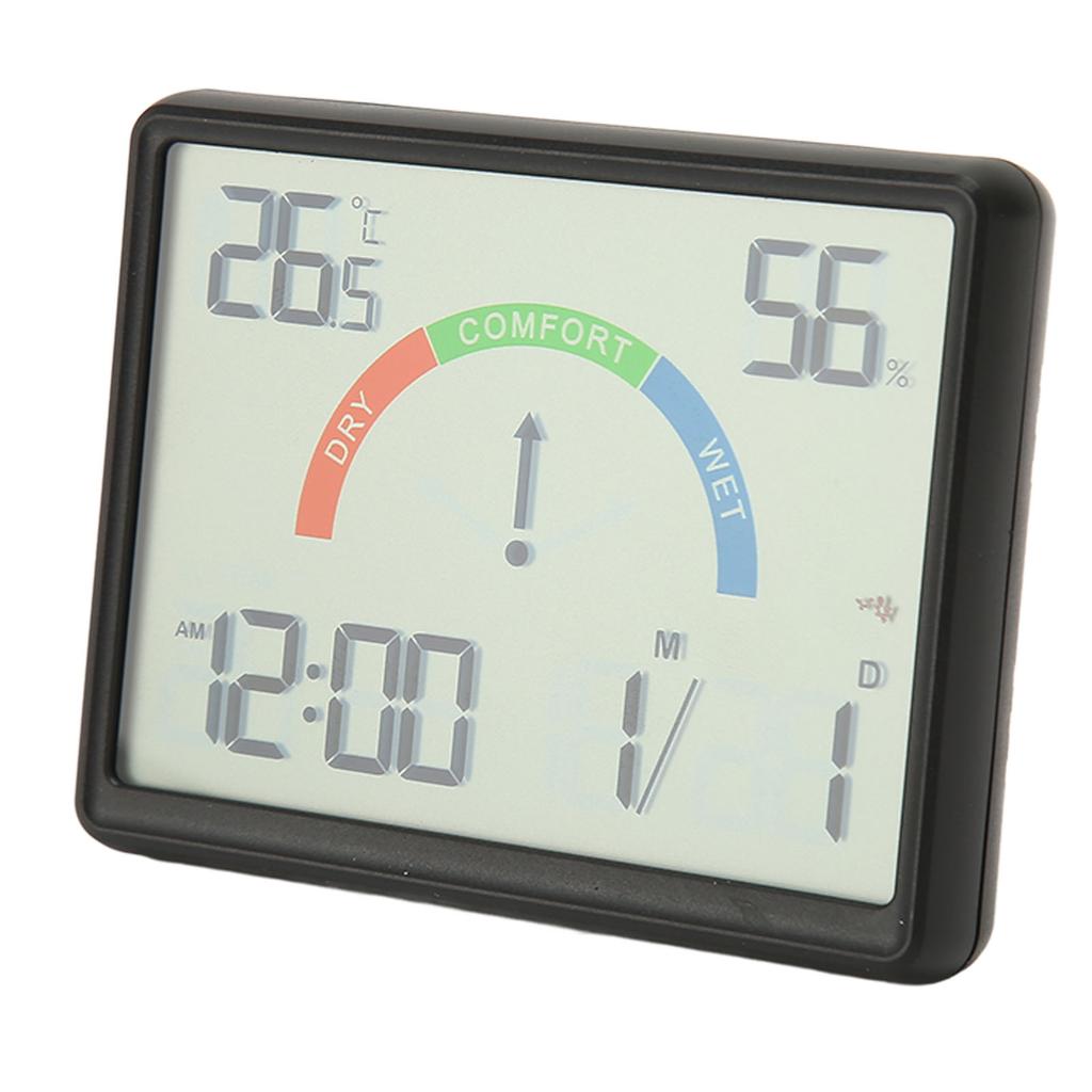 Small Digital Alarm Clock Multifunctional Date Time Temperature Display Big Number LCD Electric