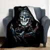 Pirate Skull Flannel Blanket Throw Blanket Soft Warm Sofa Bed Camping Car Home Decor Unique Christmas Gift C930162