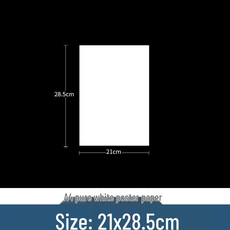 A1 Extra Large Double-Sided Yellow Poster Paper for Promotions