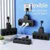 Durable 4/5 Plugs EU Plug Outlet Wall Mounted USB Outlet Electrical Socket Type-C Ports Universal Power Strip Home Offices