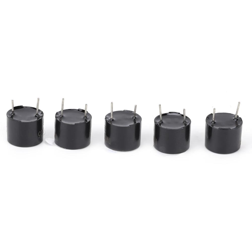 10 Pcs Buzzer 5V Long Sound Electromagnetic Type Buzzer with Directly Insert SOT Tube
