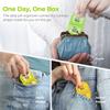 Pill Box 2 Times a Day, 7-Color for Easy Tracking, Dual Protection