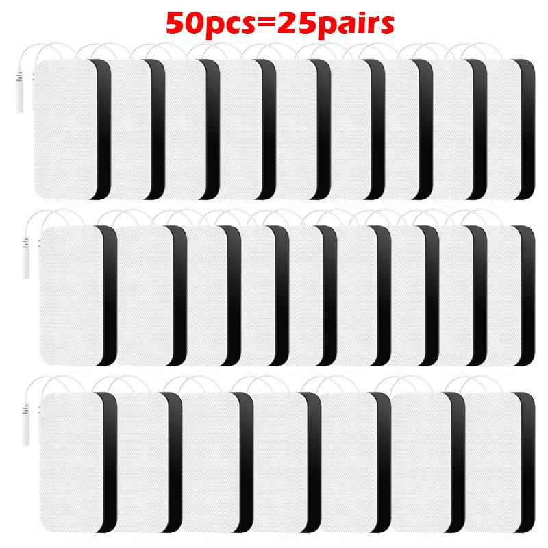 TENS EMS Elektroden Pads Physiotherapie Zubehör Vlies Selbstklebende Ersatzpflaster für EMS Elektrisches Massagegerät