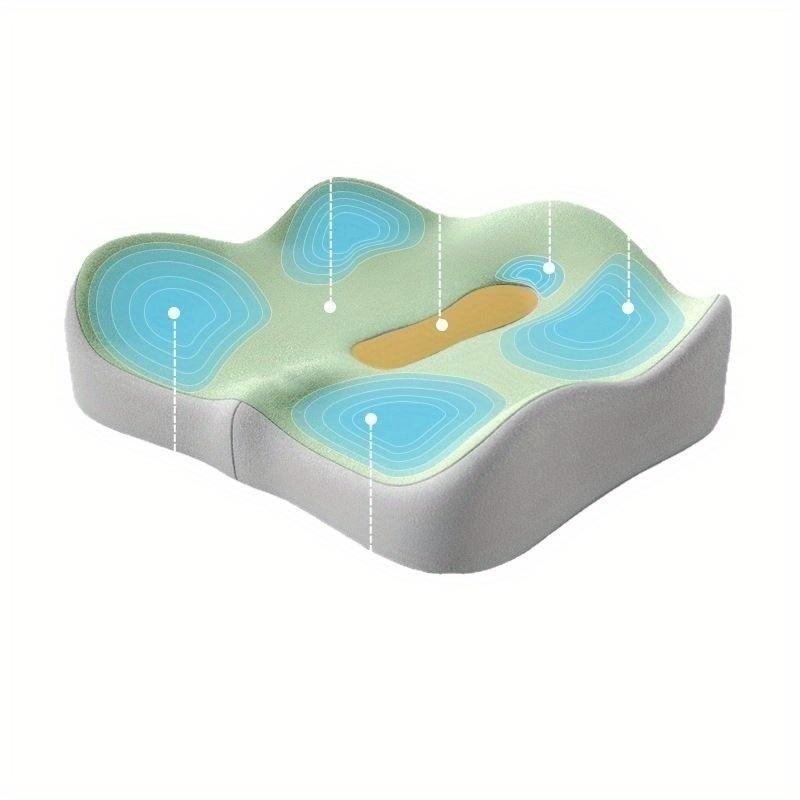 2 ks Ergonomický bederní podpůrný polštář, Dvojitě polstrovaný chránič kyčlí a zad s prodyšným polyesterovým potahem, Pratelný v pračce