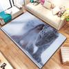 Bivariate ghostblade beautiful Painting Carpet for Living Room Large Area Rug Black Soft Carpet Home Decoration Mats Boho Rugs