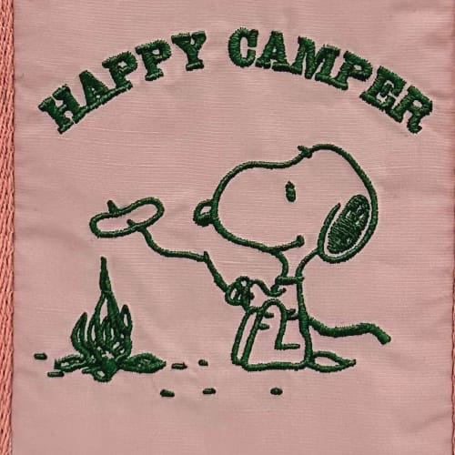 Rootote 8605 SNOOPY Peanuts-9B (03 H-CAMPER Pink) - Insulated Lunch Tote Bag, IP Thermo-K Deli