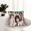 Kpop Style Babymonsters Group Pillowcase Printing Polyester Cushion Cover Decoration Throw Pillow Case Cover Home Square 40*40Cm