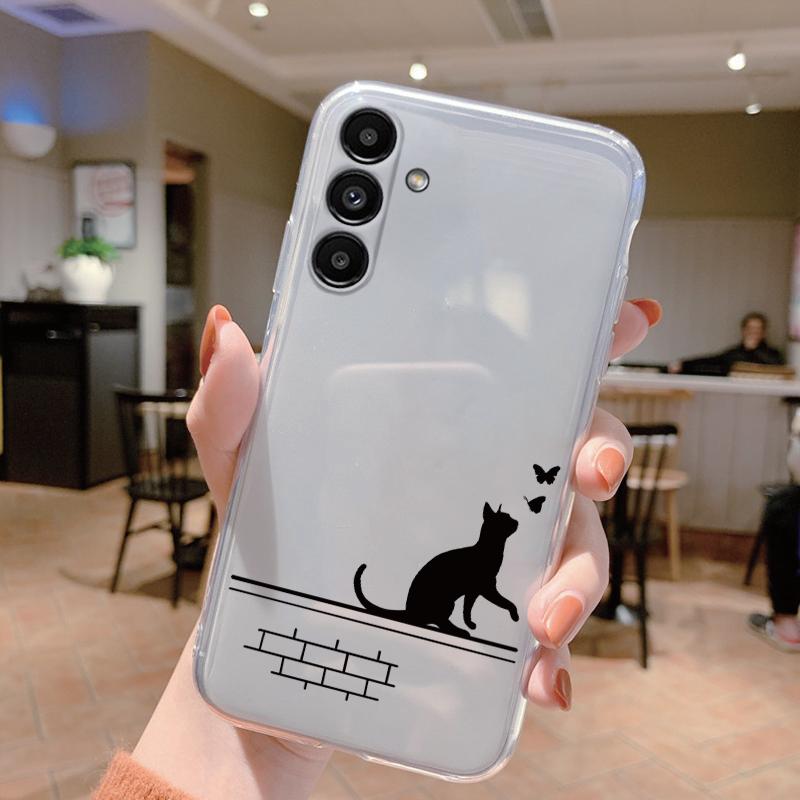For Samsung A15 5G Case 6.5 Inch Face Cover Soft Silicone Clear TPU Phone Case For Samsung Galaxy A56 A16 A26 A36 Fundas Bumper