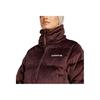 adidas Giacca Piumino Calda Casual Originali con Motivo Logo Collo Alto Capispalla Donna Viola IW8437