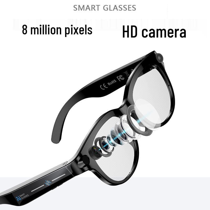 KI-Smartglasses M89: Black Tech, Übersetzung, Aufnahme, Fotografie, 800W HD-Pixel-Kamera, Multifunktional.