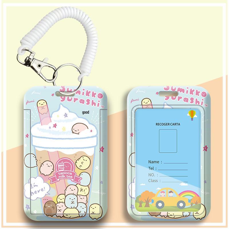 Cartoon Campus Student ID & Badge Holder Lanyard