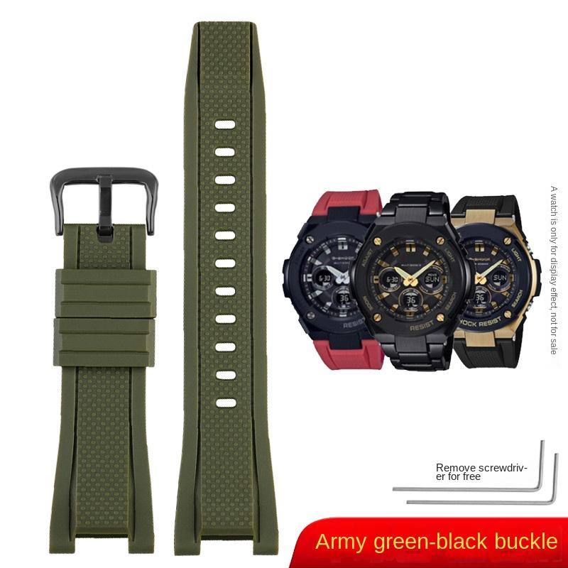 Pro Casio G-Shock řemínek k hodinkám GST-210 GST-W300 GST-400G GST-B100 S100D/S110D/W110 Kovový řemínek Náramek na hodinky z nerezové oceli