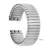 Elastisches Edelstahl-Uhrenarmband für Swatch 17mm 20mm Herren Damen Metall-Dehnungsarmband Poliert Matt Armband