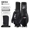 PGM Telescopic Hard Shell Golf Bag with Four-Wheel Push and Inverted Club Storage for Men and Women, Airline Check-in Ready.