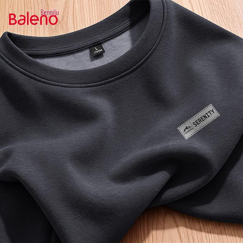 Baleno Men's Thermal Long-Sleeve Crew Neck Base Layer