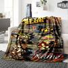 Customiz Name Personality Metal Slug  Blanket Soft &Warm Sofa Office Bed Travel Lunch Break Blanket, Gift Suitable All Seasons