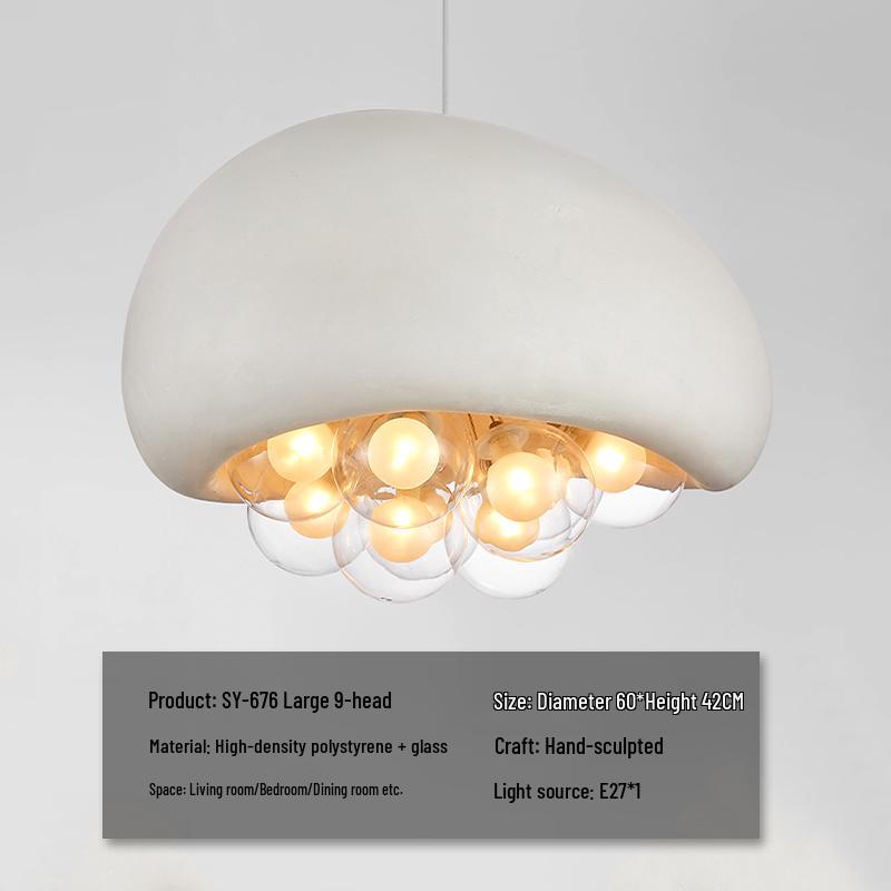 Wabi-Sabi Zen Pendant Light: Retro & Artistic Design for Restaurants, Living Rooms, and Bedrooms